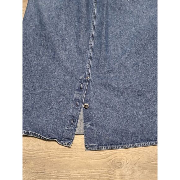 Vintage Sasson Paris Women's Denim Blue Jean Long Skirt Size‎ 10 - Picture 3 of 11